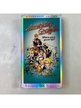 American Graffiti 1973 VHS Widescreen Richard Dreyfuss Ron Howard Comedy